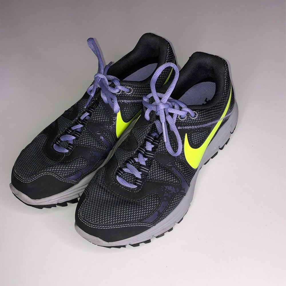 Nike Fitsole Tennis Shoes Gray & Purple, 6